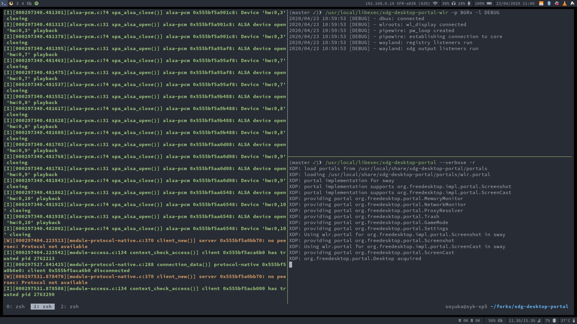 tmux xdg